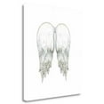 thumbnail image 1 of Tangletown Fine Art 'Angel Wings in White' Graphic Art Print on Wrapped Canvas, 1 of 2