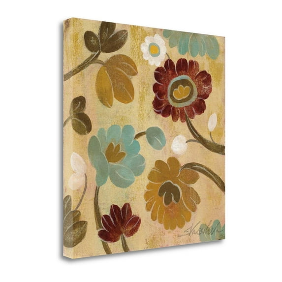 Tangletown Fine Art Arts And Crafts Garden III By Silvia Vassileva, Gallery Wrap Canvas 35" x 35"