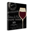 thumbnail image 1 of Tangletown Fine Art 'At the Winery II Black' by Veronique Charron Vintage Advertisement on Wrapped Canvas, 1 of 2