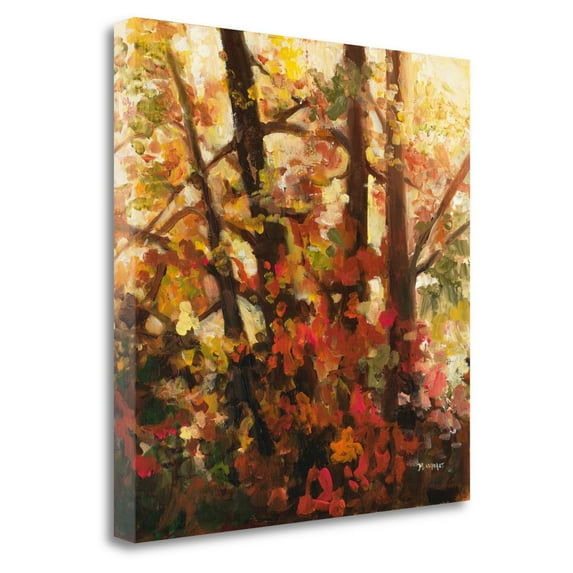 Tangletown Fine Art Backlit Leaves III by Michelle Condrat Poster Frame - 29 x 29 x 1.5 in.