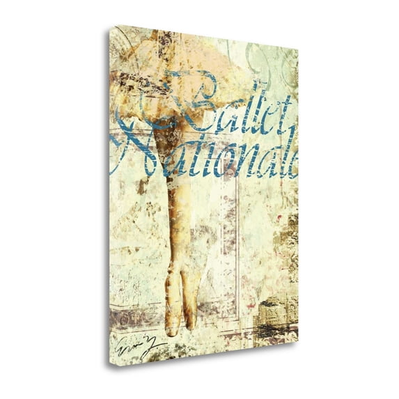 Tangletown Fine Art Ballet Nationale By Eric Yang, Gallery Wrap Canvas 26 x 32