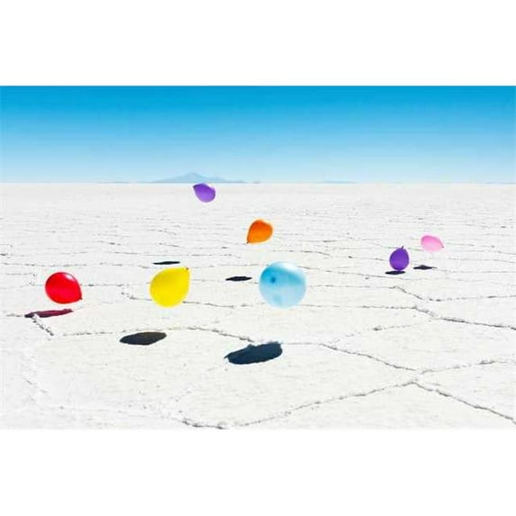 "Balloons Three, Salar De Uyuni, Bolivia" By Richard Silver, Gallery Wrap Canvas