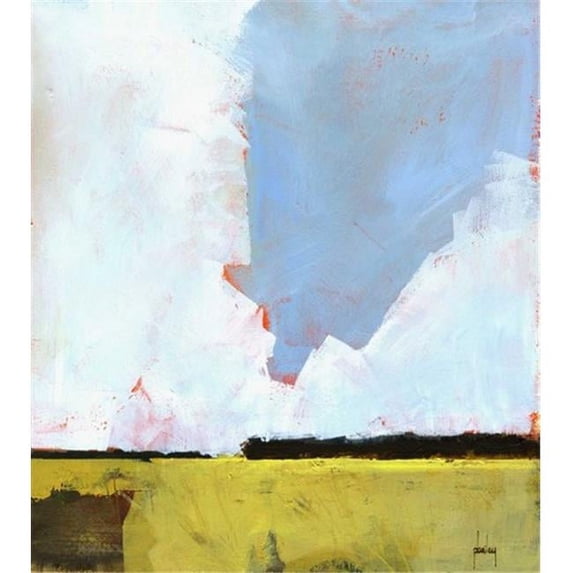 Tangletown Fine Art Barley Field by Paul Bailey Poster Frame - 40 x 35 x 1.5 in.