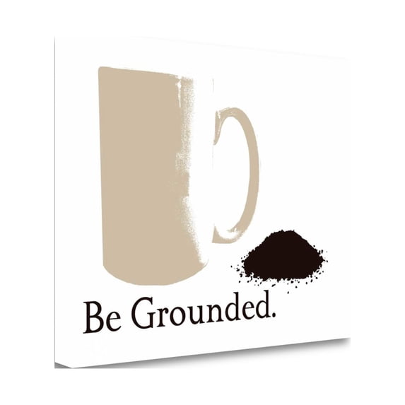 Tangletown Fine Art 'Be Grounded' Graphic Art Print on Wrapped Canvas