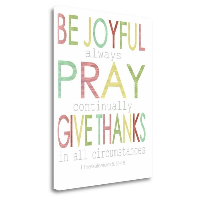 Tangletown Fine Art Be Joyful By Alli Rogosich Giclee Print Canvas Wall Art
