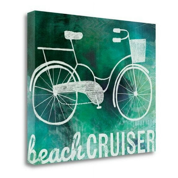 Tangletown Fine Art 'Beach Cruiser' Graphic Art Print on Wrapped Canvas