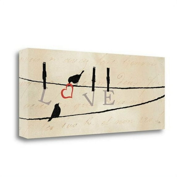 Tangletown Fine Art Bird At Heart II By Pela, Gallery Wrap Canvas