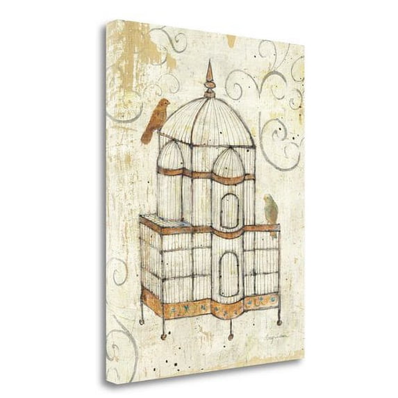 Tangletown Fine Art Bird Cage I By Avery Tillmon, Gallery Wrap Canvas