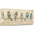 thumbnail image 1 of Tangletown Fine Art Birds On A Wire By Piper Ballantyne,  Gallery Wrap Canvas 47 x 16, 1 of 2