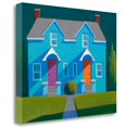 thumbnail image 1 of "Blue House" By Martha Pettigrew, Fine Art Giclee Print on Gallery Wrap Canvas, Ready to Hang, 1 of 3