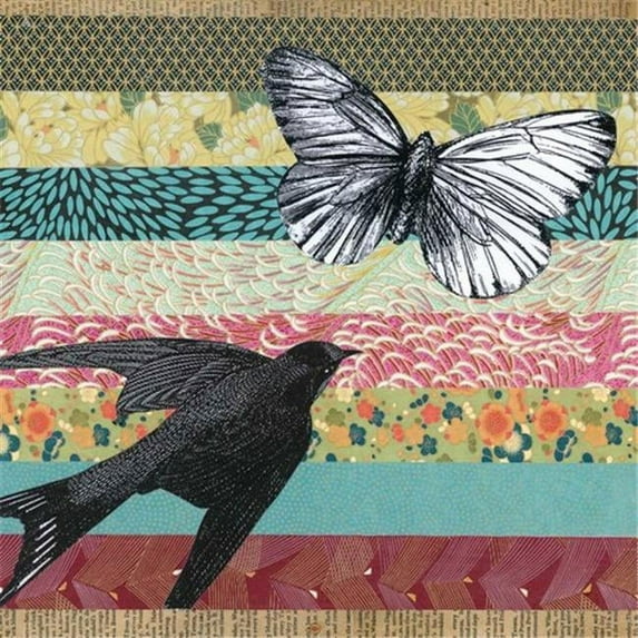 Tangletown Fine Art Bookplate IV by Andrea Mueller Poster Frame - 20 x 20 x 1.5 in.