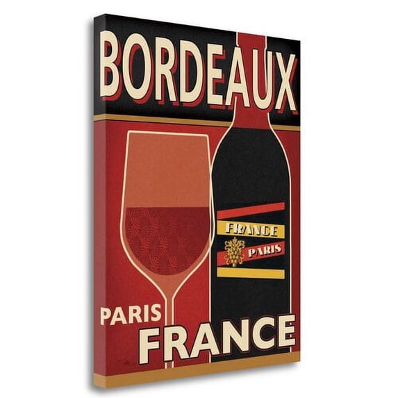 "Bordeaux" By Pela Studio, Fine Art Giclee Print on Gallery Wrap Canvas, Ready to Hang