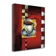 thumbnail image 1 of Tangletown Fine Art Brewing Coffee By Stacey Novak,  Gallery Wrap Canvas 25 x 25, 1 of 2