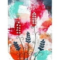 thumbnail image 1 of Tangletown Fine Art Bright Abstract With Flowers By Sarah Ogren,  Gallery Wrap Canvas, 1 of 2