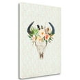 thumbnail image 1 of Tangletown Fine Art 'Bull Skull on Floral' Graphic Art Print on Wrapped Canvas, 1 of 2