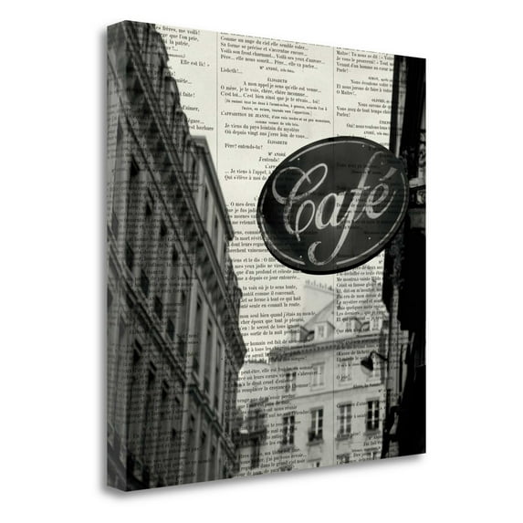 Tangletown Fine Art Cafe Canvas Wall Art By Marc Olivier