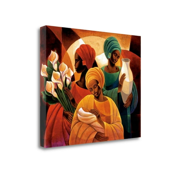 Tangletown Fine Art Caress By Keith Mallett, Gallery Wrap Canvas 36 X 28
