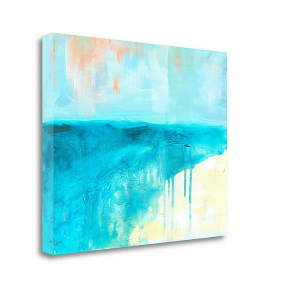 Tangletown Fine Art Coastal Blues 2 By Jan Weiss, Gallery Wrap Canvas 20 x 24