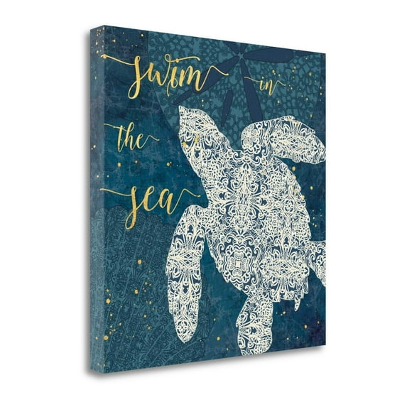 Tangletown Fine Art Coastal Lace VI By Jess Aiken, Gallery Wrap Canvas