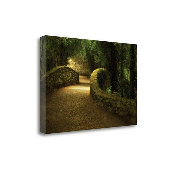 Tangletown Fine Art Cobble Stone Bridge by Dennis Frates Poster Frame - 23 x 34 x 1.5 in.