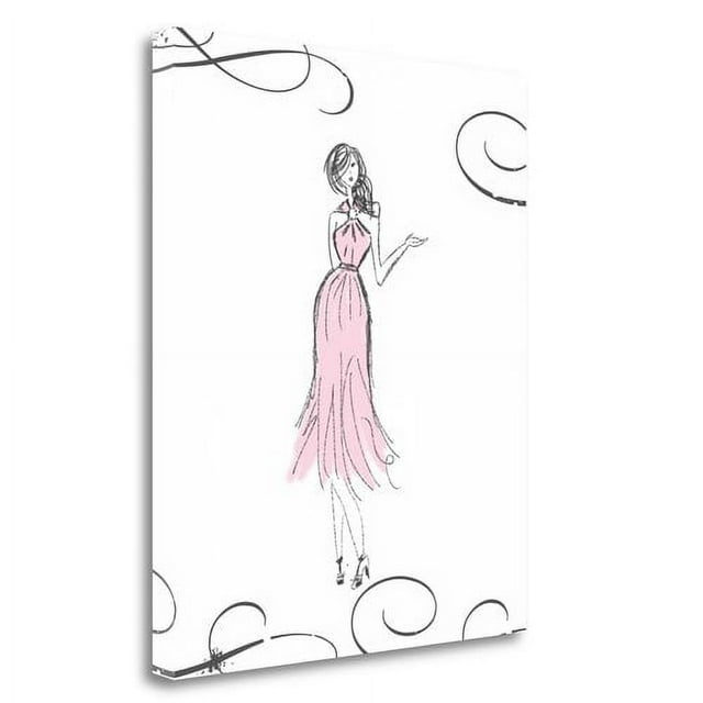 Tangletown Fine Art 'Coco Girl' by Anna Quach Graphic Art on Wrapped Canvas