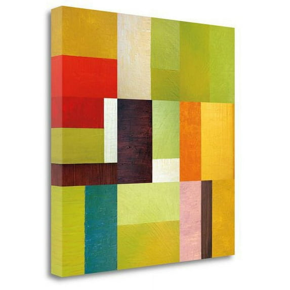 Tangletown Fine Art 'Color Study Abstract 2' Graphic Art Print on Wrapped Canvas