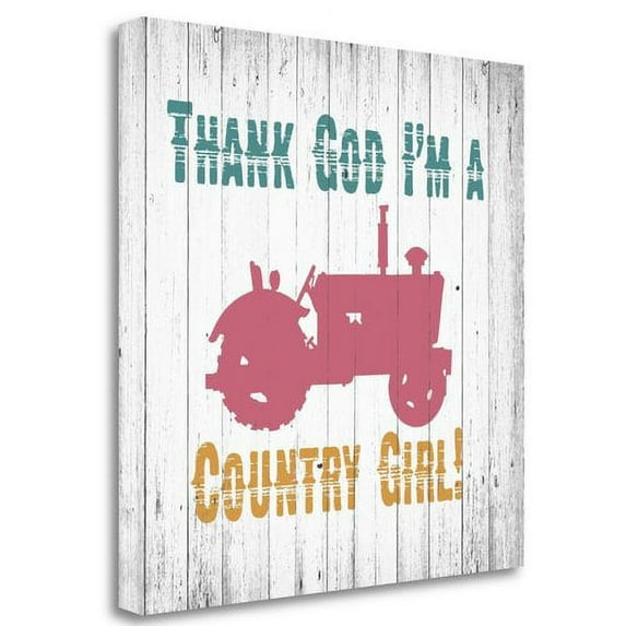 Tangletown Fine Art Country Girl by Alicia Soave Poster Frame - 25 x 25 x 1.5 in.