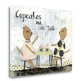 thumbnail image 1 of Tangletown Fine Art 'Cupcakes and Girl Talk' Graphic Art Print on Wrapped Canvas, 1 of 2