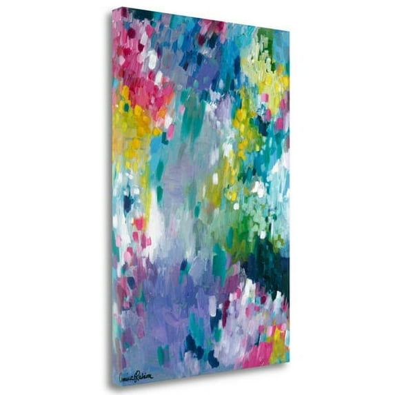 Dancing In The Rain By Amira Rahim, 24" x 36" Fine Art Giclee Print on Gallery Wrap Canvas, Ready to Hang