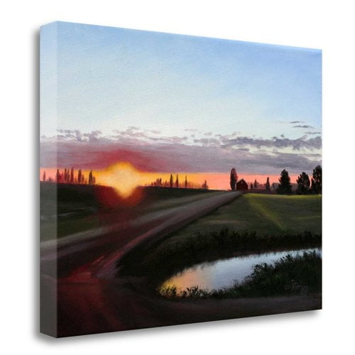 Tangletown Fine Art 'Dancing Sun' Print on Wrapped Canvas