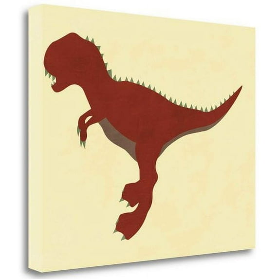 Tangletown Art, 23 x 18 "Dino II " by Tamara Robinson, Gallery Wrap Canvas Art p