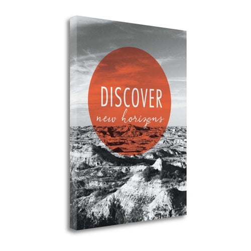 Tangletown Fine Art 'Discover New Horizons' by Laura Marshall Graphic Art on Wrapped Canvas