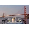 thumbnail image 1 of Tangletown Fine Art 'Dream Cafe Golden Gate Bridge - 77' Photographic Print on Wrapped Canvas, 1 of 2