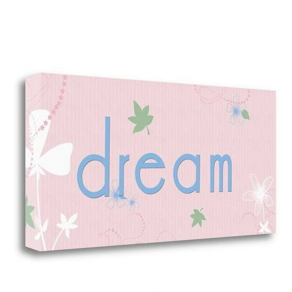 Tangletown Fine Art 'Dream' Textual Art on Wrapped Canvas