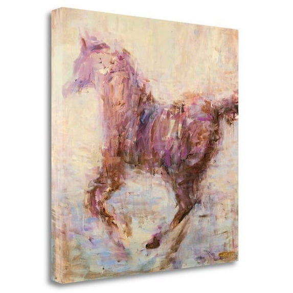 Elegant Run By Jc Pino, 30" x 30" Fine Art Giclee Print on Gallery Wrap Canvas, Ready to Hang