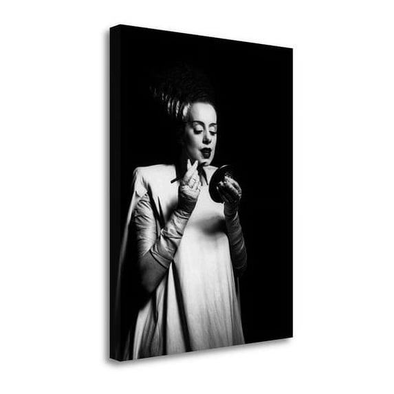 Even Monsters Need A Date By Unknown, 25" x 32" Fine Art Giclee Print on Gallery Wrap Canvas, Ready to Hang