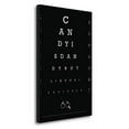 thumbnail image 1 of Tangletown Fine Art 'Eye Chart Candy' Textual Art on Wrapped Canvas, 1 of 2