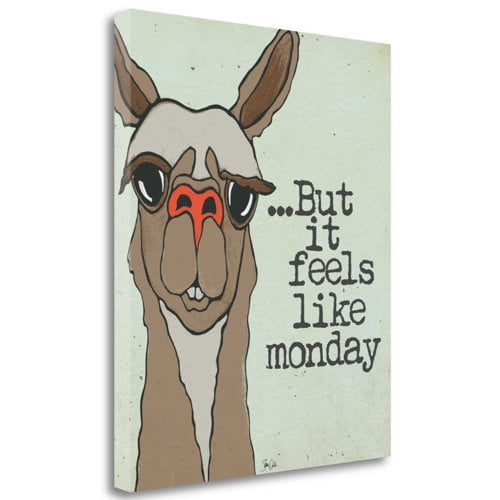 Tangletown Fine Art Feels Like Monday by Shanni Welsh Poster Frame - 34 x 28 x 1.5 in.