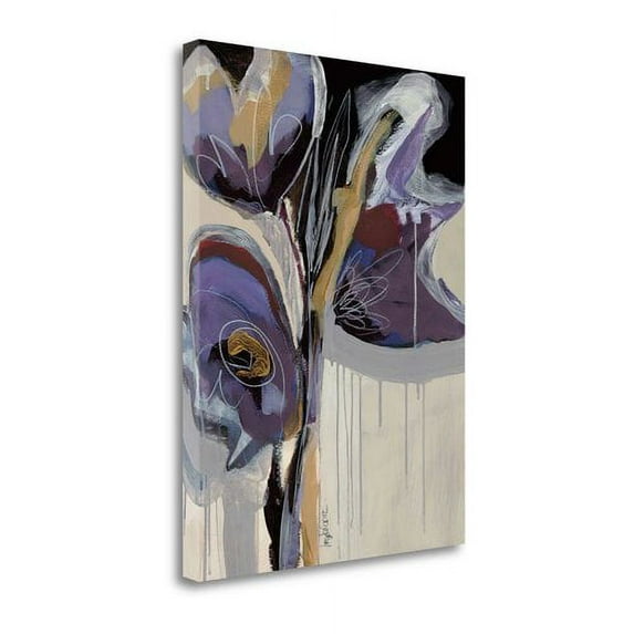 Tangletown Art, 47 x 35 "Floral Impressions II " by Angela Maritz, Gallery Wrap