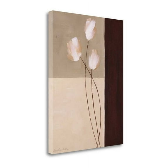 Tangletown Fine Art 'Floral Whispers I' Graphic Art Print on Wrapped Canvas