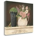 thumbnail image 1 of Tangletown Fine Art 'Floral with Black Bucket' Print on Canvas, 1 of 2