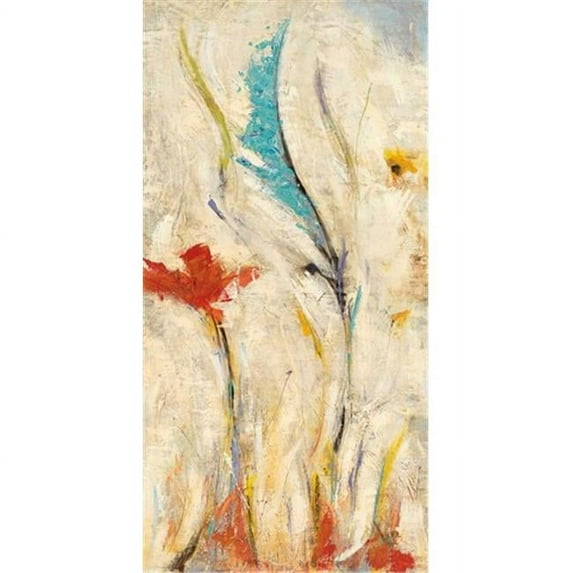 Tangletown Fine Art 'Flores I' by Nancy Villarreal Santos Graphic Art on Wrapped Canvas