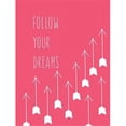thumbnail image 1 of Tangletown Fine Art Follow Your Dreams by Linda Woods Poster Frame - 32 x 24 x 1.5 in., 1 of 3
