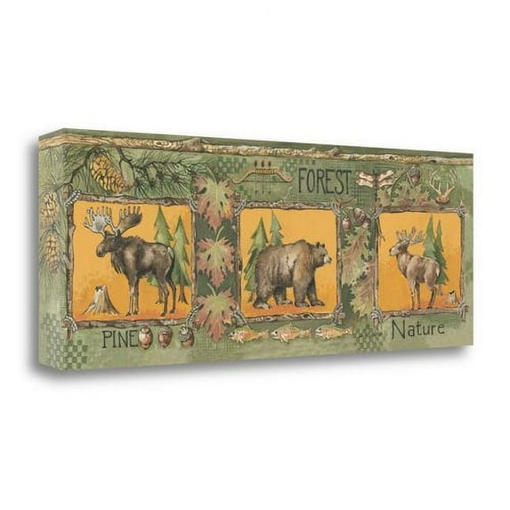 Tangletown Fine Art 'Forest' by Anita Phillips Graphic Art on Wrapped Canvas