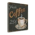 thumbnail image 1 of Tangletown Fine Art 'Fresh Coffee 25 Cents' Vintage Advertisement on Canvas, 1 of 3