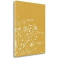 thumbnail image 1 of Tangletown Fine Art 'Funky Paisley Mustard' Graphic Art Print on Canvas, 1 of 2