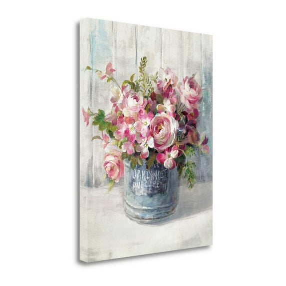 Tangletown Fine Art Garden Blooms I by Danhui Nai Poster Frame - 28 x 22 x 1.5 in.