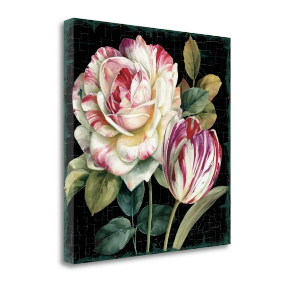 Tangletown Fine Art 'Garden View VIII Black' Print on Canvas