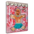 thumbnail image 1 of Tangletown Fine Art 'Gingerbread Love' Graphic Art Print on Wrapped Canvas, 1 of 3