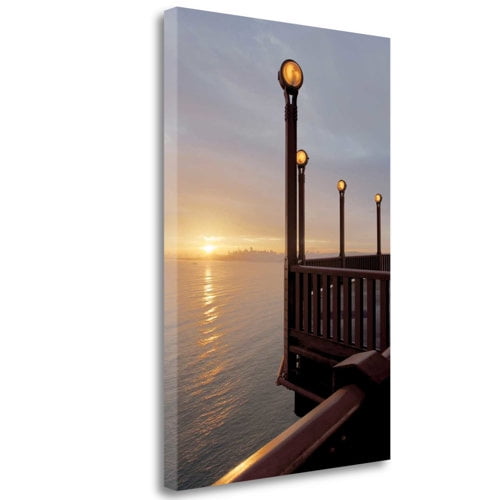 Tangletown Fine Art Golden Gate Bridge - 47 by Alan Blaustein Poster Frame - 40 x 26 x 1.5 in.